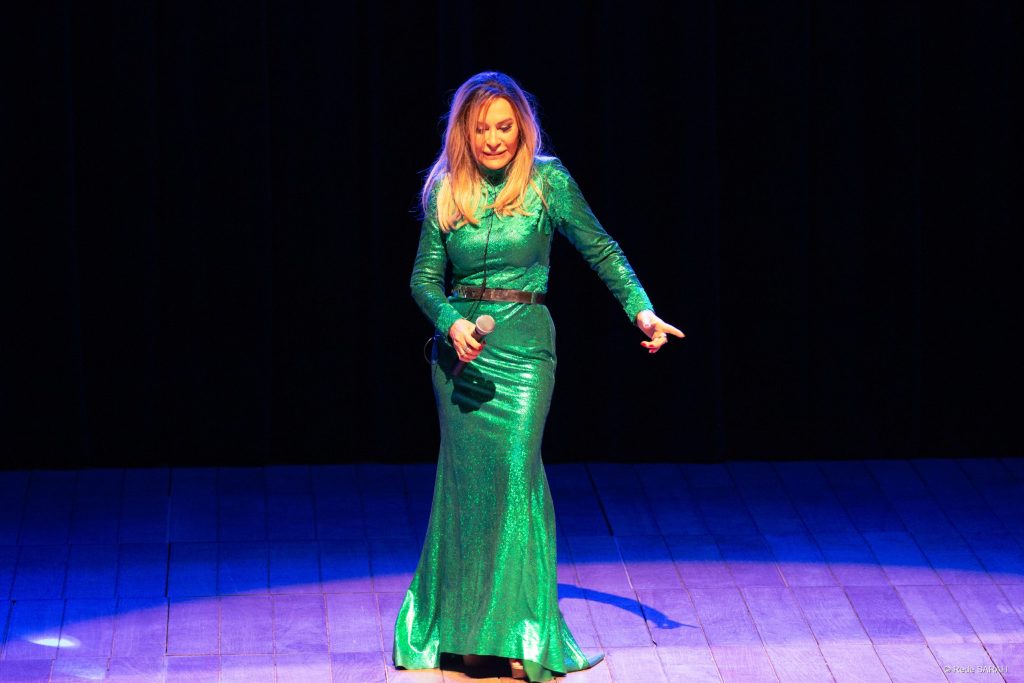 Rosemary em seu espetáculo