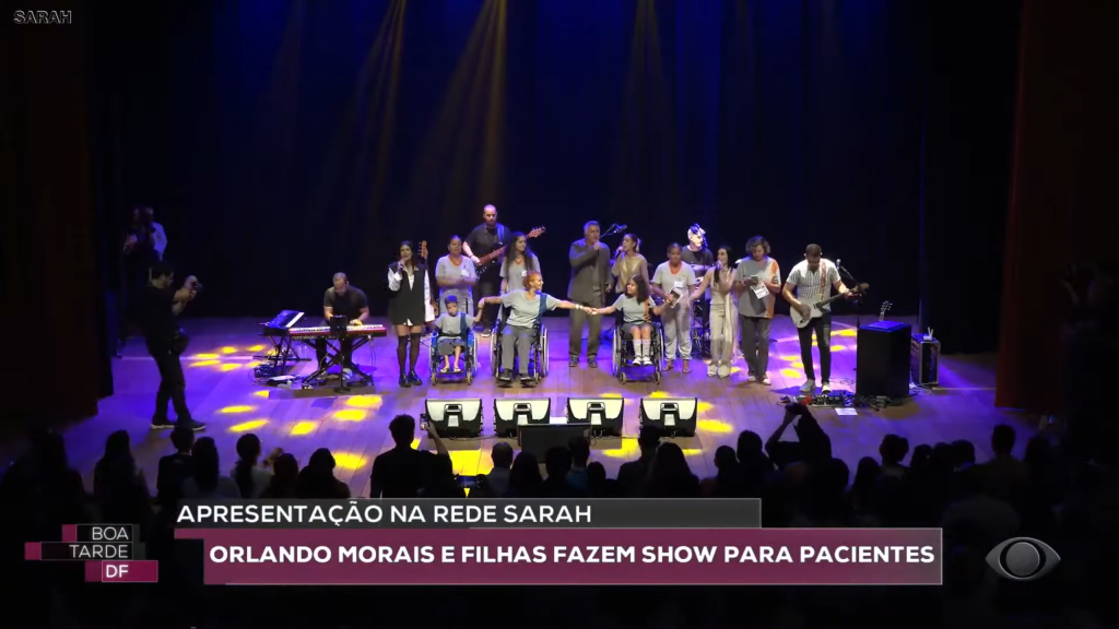 Orlando Morais E Fam lia Agitam O SARAH Rede Sarah