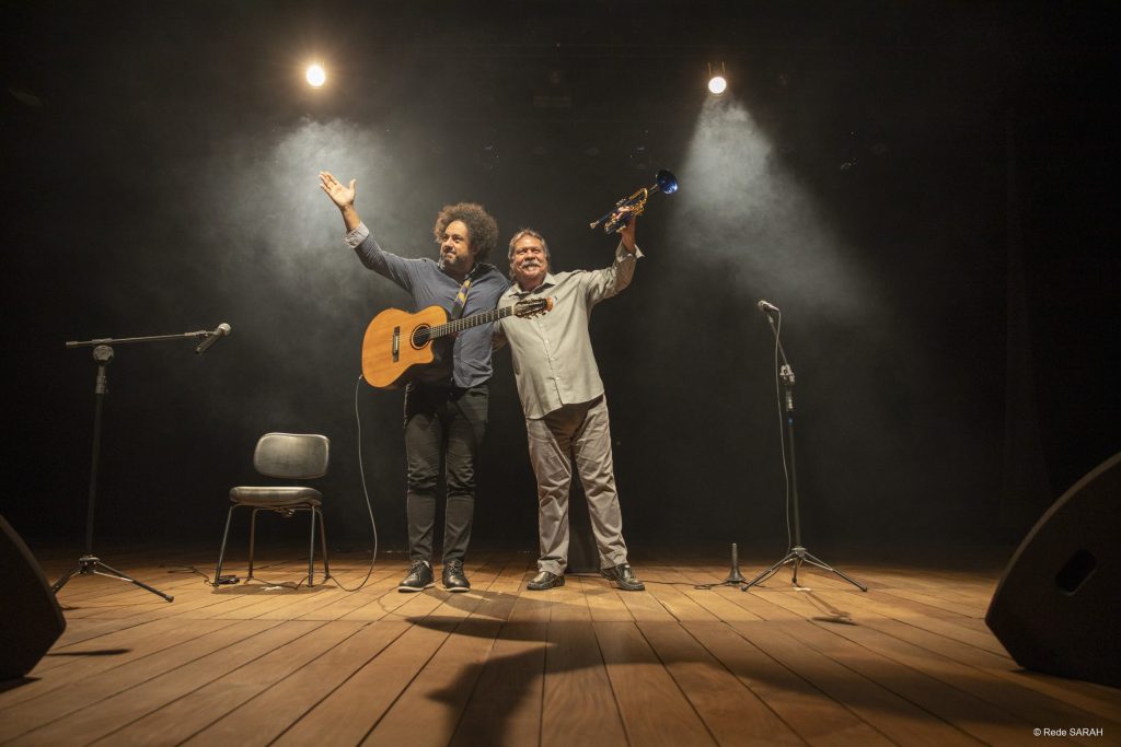 Diego Figueiredo (à esquerda) e Chico Oliveira (à direita)