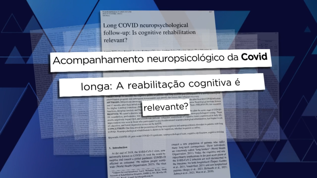 Trecho retirado da reportagem do Fantástico sobre Covid longa Trecho retirado da reportagem do Fantástico sobre Covid longa