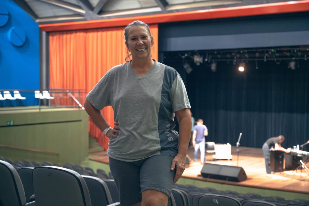 Iza Costa Oliveira, florista e paciente do SARAH Brasília