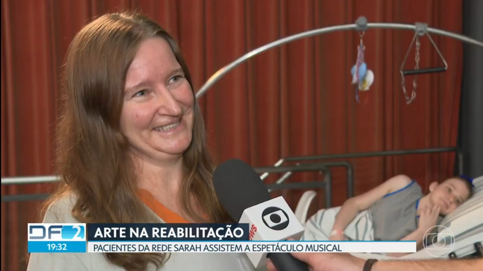 Ivanilda Brandt em entrevista ao DF2 (Captura de tela - Crédito: TV Globo)