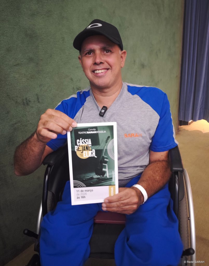 Paciente Joserivaldo de Lima conta sua experiência no musical “Cássia Rejane — Muito mais que Eller”.